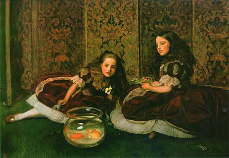 Leisure Hours, 1864 | Millais | Giclée Canvas Print