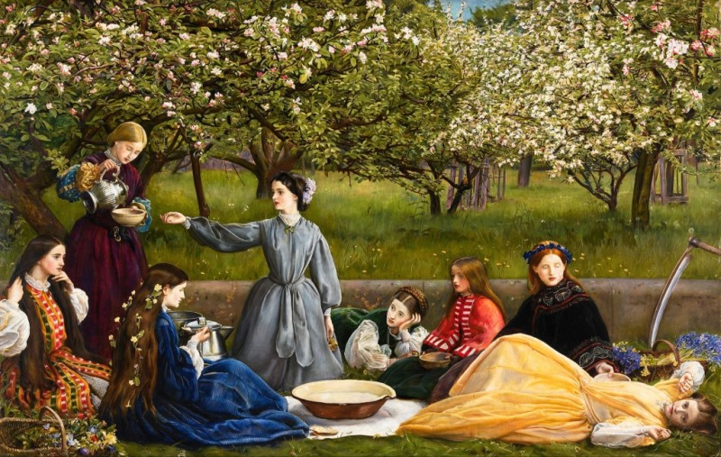 Spring (Apple Blossoms), 1859 | Millais | Giclée Canvas Print