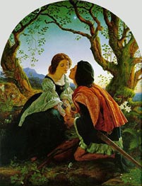 Hesperus, the Evening Star, Sacred to Lovers, 1857 by Joseph Noel Paton | Canvas Print
