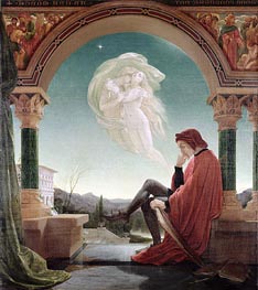 Dante's Dream, from the 'Divine Comedy', undated by Joseph Noel Paton | Canvas Print