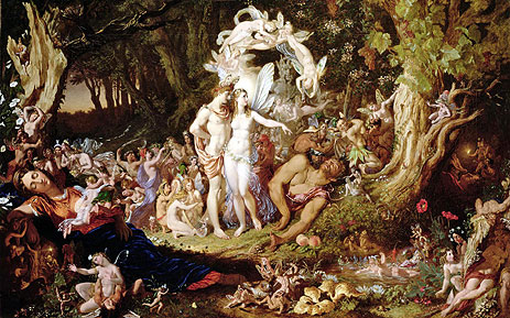 Die Versöhnung von Oberon und Titania, 1847 | Joseph Noel Paton