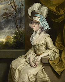 Elizabeth, Lady Taylor, c.1780 by Reynolds | Canvas Print