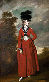 Portrait of Lady Worsley, 1776 von Reynolds | Kunstdruck