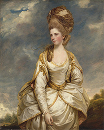 Sarah Campbell, c.1777/78 by Reynolds | Canvas Print