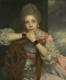 Mrs. Abington as Miss Prue in Love for Love, 1771 von Reynolds | Leinwand Kunstdruck