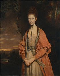 Anne Seymour Damer, 1773 by Reynolds | Canvas Print