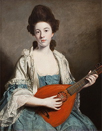 Mrs. Robert Froude, nee Phillis Hurrell, 1762 von Reynolds | Leinwand Kunstdruck