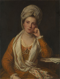 Mrs. Horton, Later Viscountess Maynard, n.d. by Reynolds | Canvas Print