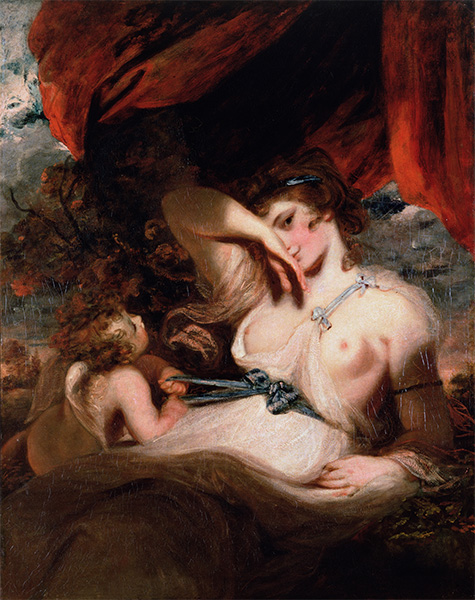Amor löst den Gürtel der Venus, 1788 | Reynolds
