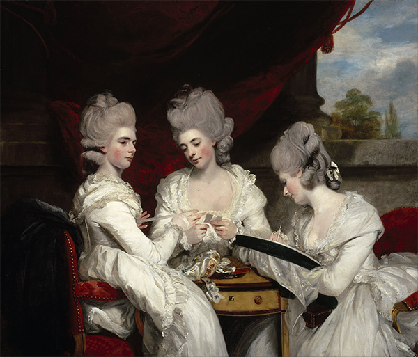 The Ladies Waldegrave, 1780 | Reynolds | Giclée Leinwand Kunstdruck