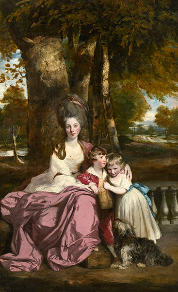Lady Elizabeth Delme and Her Children, c.1777/79 | Reynolds | Giclée Canvas Print