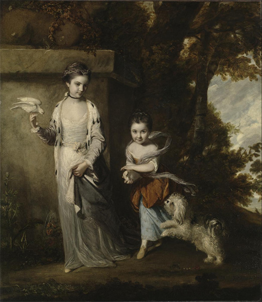 Porträt der Damen Amabel und Mary Jemima Yorke, c.1761 | Reynolds