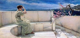 Expectations, 1885 by Alma-Tadema | Canvas Print