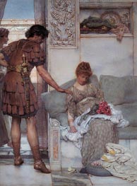 A Silent Greeting | Alma-Tadema | Painting Reproduction