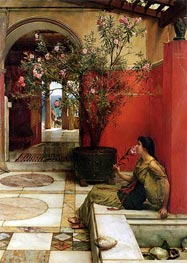 An Oleander | Alma-Tadema | Painting Reproduction