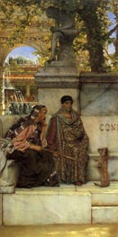 In the Time of Constantine, 1878 von Alma-Tadema | Leinwand Kunstdruck