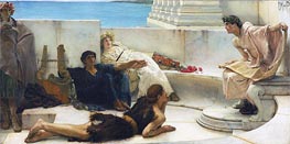A Reading from Homer, 1885 von Alma-Tadema | Leinwand Kunstdruck