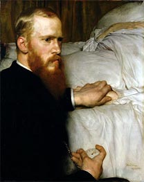 Portrait of Dr Washington Epps, My Doctor, May 1885 von Alma-Tadema | Leinwand Kunstdruck
