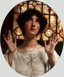 Orante, 1907 von Alma-Tadema | Leinwand Kunstdruck