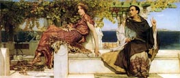 The Conversion of Paula by Saint Jerome | Alma-Tadema | Gemälde Reproduktion