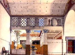 Interior of Caius Martius's House | Alma-Tadema | Painting Reproduction