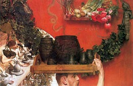The Roman Potters in Britain, 1884 von Alma-Tadema | Leinwand Kunstdruck