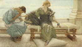 Ask me no More, 1886 von Alma-Tadema | Papier-Kunstdruck