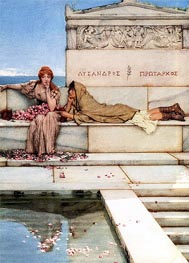 Xanthe and Phaon, 1883 by Alma-Tadema | Paper Art Print