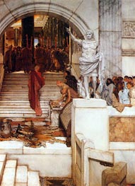 After the Audience, 1879 by Alma-Tadema | Canvas Print