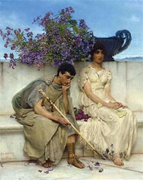 An Eloquent Silence | Alma-Tadema | Painting Reproduction