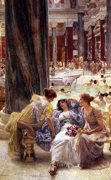 The Baths of Caracalla, 1899 | Alma-Tadema | Giclée Leinwand Kunstdruck