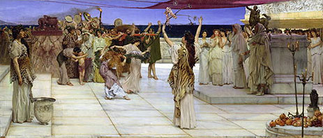 A Dedication to Bacchus, 1889 | Alma-Tadema | Giclée Leinwand Kunstdruck