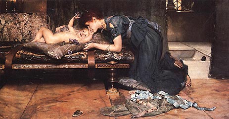 Ein irdisches Paradies, 1891 von Alma-Tadema | Leinwand-Kunstdruck