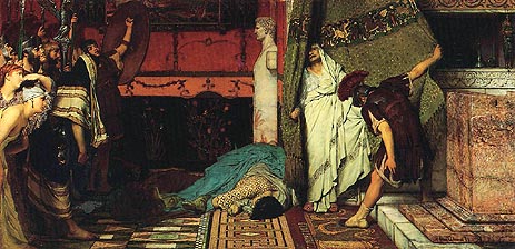 A Roman Emperor AD 41 - Claudius, 1872 | Alma-Tadema | Giclée Canvas Print