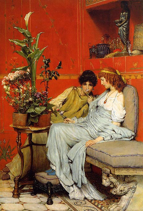 Confidences, 1869 | Alma-Tadema | Giclée Canvas Print