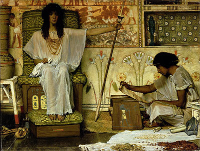 Joseph, Overseer of Pharaoh's Granaries, 1874 | Alma-Tadema | Giclée Leinwand Kunstdruck