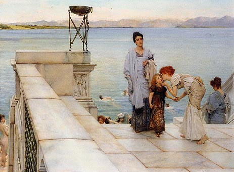 Der Kuss, 1891 von Alma-Tadema | Leinwand-Kunstdruck