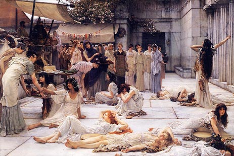 The Women of Amphissa, 1887 | Alma-Tadema