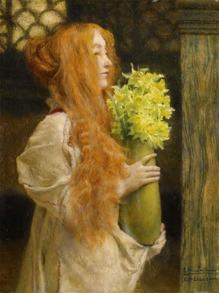 Frühlingsblumen, 1911 | Alma-Tadema | Giclée Leinwand Kunstdruck