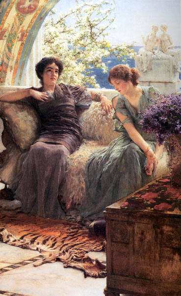 Ungebetene Vertraulichkeit, 1895 | Alma-Tadema