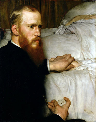 Porträt von Dr. Washington Epps, meinem Arzt, May 1885 von Alma-Tadema | Leinwand-Kunstdruck