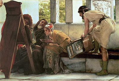 Ein römisches Atelier, n.d. | Alma-Tadema | Giclée Leinwand Kunstdruck