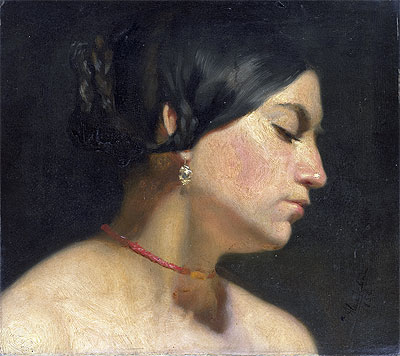 Maria Magdalena, 1854 von Alma-Tadema | Leinwand-Kunstdruck