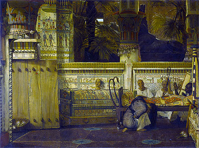 The Egypt Widow in the Time of Diocletian, 1872 | Alma-Tadema