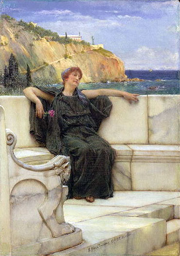 Resting (Daydreaming), 1882 | Alma-Tadema