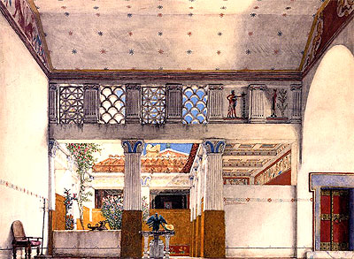 Interior of Caius Martius's House, 1901 | Alma-Tadema | Giclée Paper Art Print