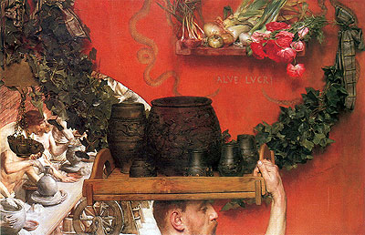 The Roman Potters in Britain, 1884 | Alma-Tadema | Giclée Leinwand Kunstdruck