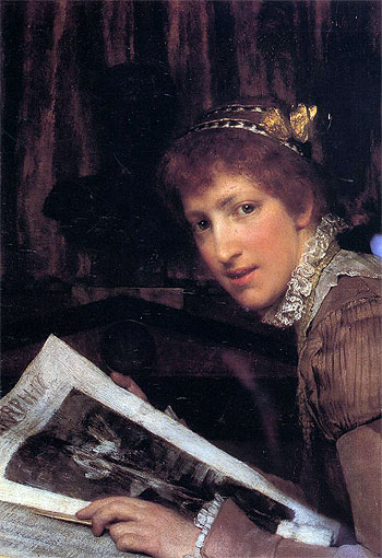 Interrupted, 1880 | Alma-Tadema | Giclée Canvas Print