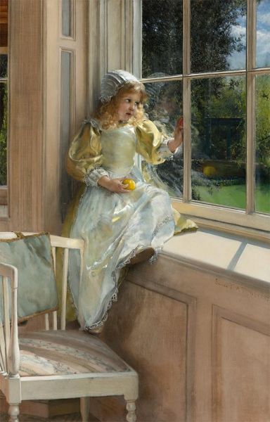 Sonnenschein (Porträt von Laura Alma-Tadema), 1900 | Alma-Tadema