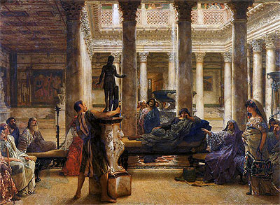 Ein römischer Kunstliebhaber, 1870 | Alma-Tadema